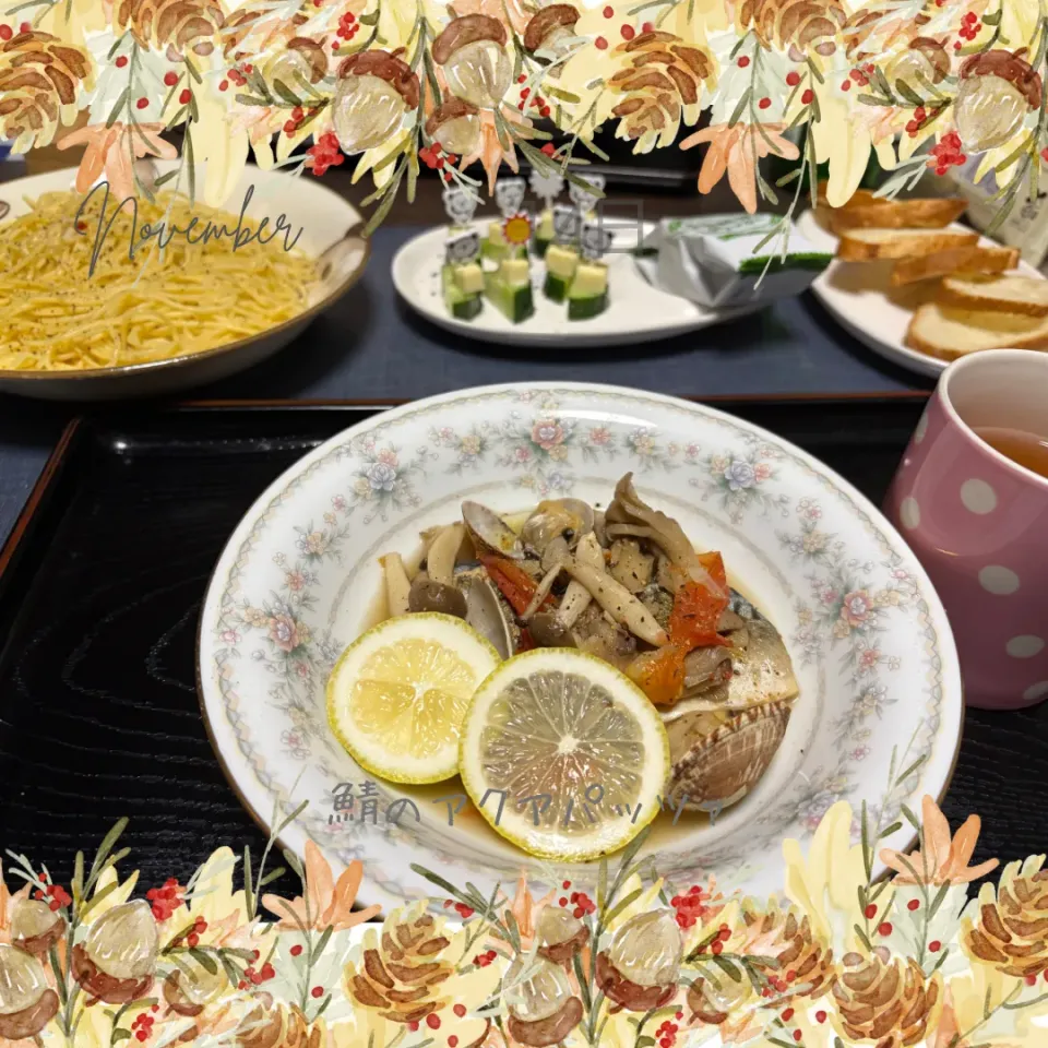 鯖のアクアパッツァ|いのっちさん