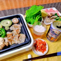 サムギョプサルで一杯|シュビラさん