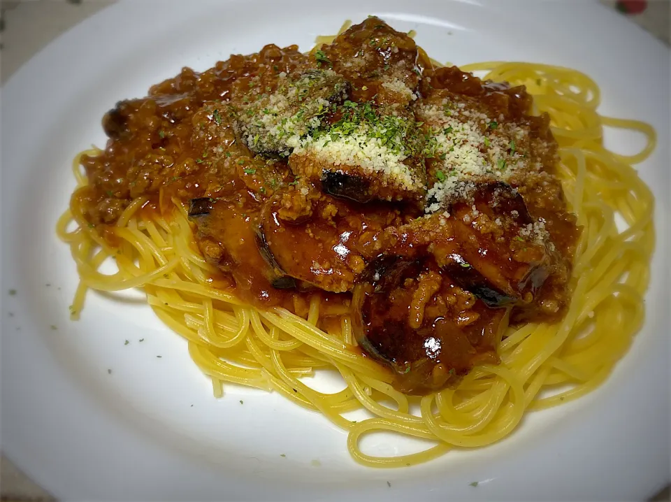 茄子入りミートソース|eiyadeさん