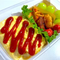 息子ちゃんオムライス弁当|keychanさん