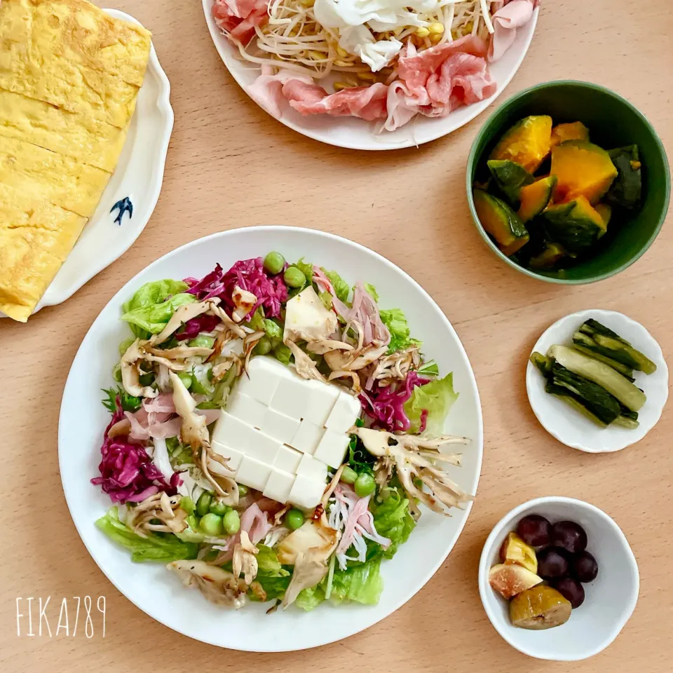 お肉の日には野菜も食べようの　豆腐サラダ|FIKA789さん