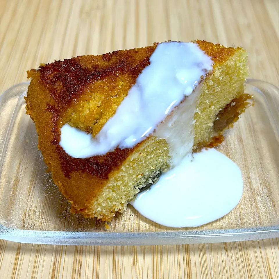 #イチジク甘露煮のアーモンドケーキ|トリさん