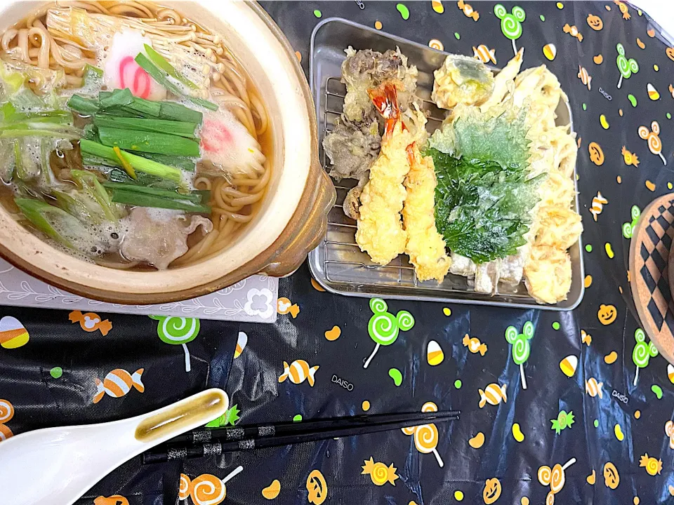 天ぷらと鍋焼きうどん|もーやんさん