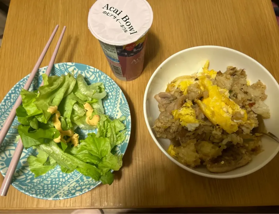 塩麹チキンライス。塩だれで漬け込みました　#鶏肉料理|おたこすさん