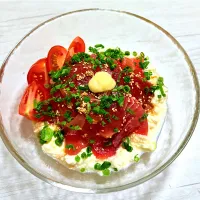 マグロの胡麻だれ漬け丼|tap.rinさん