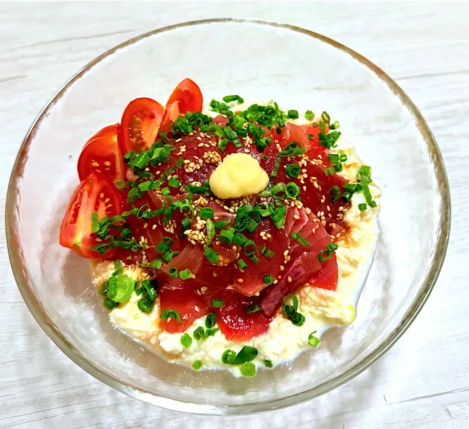 マグロの胡麻だれ漬け丼|tap.rinさん