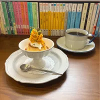 かぼちゃのモンブランプリン| ちゃみこさん