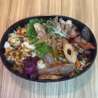 土曜日弁当（豚生姜焼き、麻婆茄子）|ももかさん