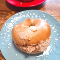 朝食🥯コーヒーベーグル