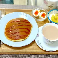 朝食 ホットケーキなど| ふわふわさん