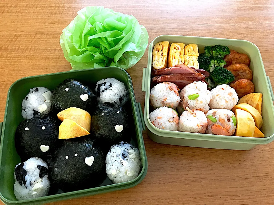 ＊３種のおにぎり🍙お出掛け弁当🍱＊|＊抹茶＊さん