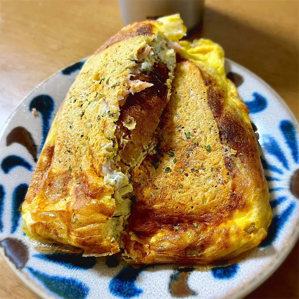 バゲットのHSMフレンチトースト（ハムセロリチーズ）|deekay71さん