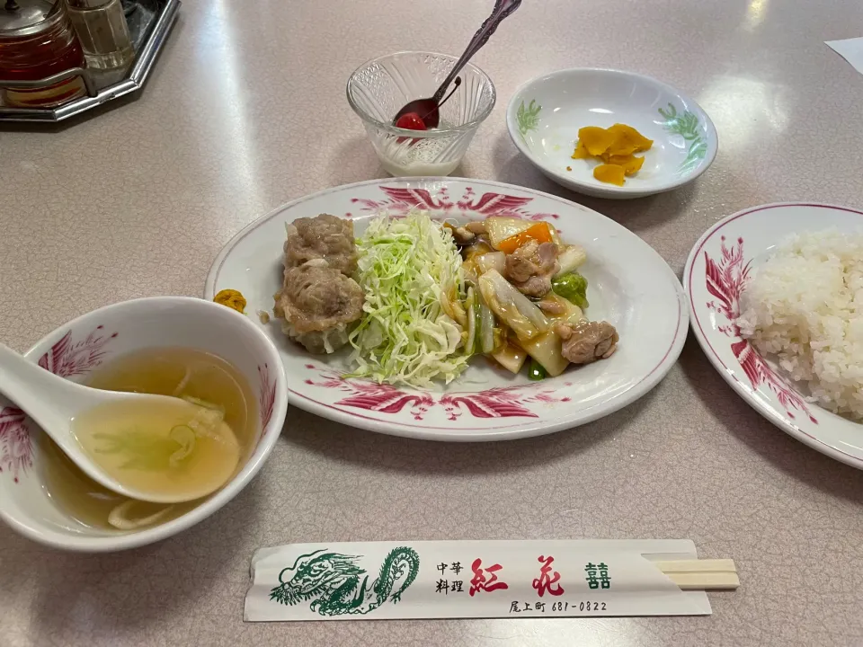 紅花　日替わりランチ820円|ちーねーさん