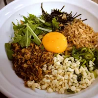 まぜそば|ひのけいた(鉄板グリルをかし、まぜそば)さん