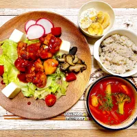 🐔夜【アプリコットジャムの照り焼きチキンサラダ】🥗| Laniさん