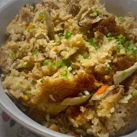 鶏唐揚げおこわ|eiyadeさん