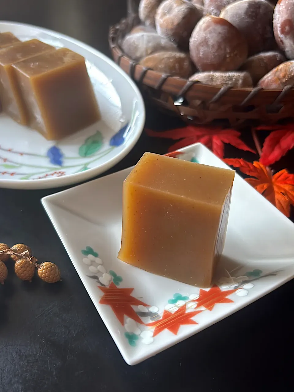 新栗羊羹🌰 ~栗100%|とんちんさん