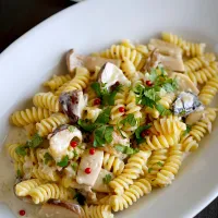 キノコとゴルゴンゾーラのパスタ|てつやさん