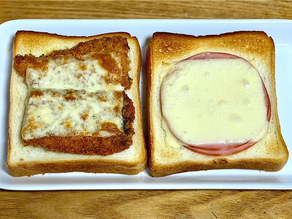 ☆さんまフライチーズトースト ☆ハムチーズトースト|まぁたんさん
