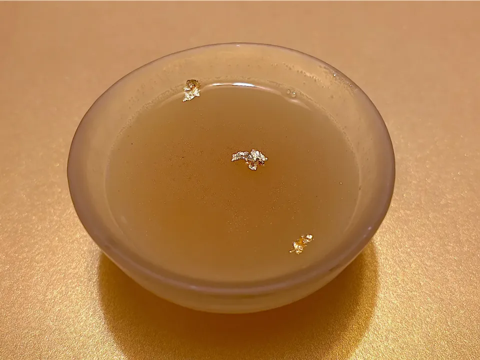 ①11月14日・［焼鳥コース］・鶏のスープ😊✨（めっちゃ濃厚❣️）|山勝さん