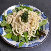 豆乳明太子うどん|ちぐけんさん