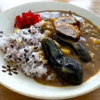 ＊まるごと揚げ茄子カツカレー🍛🍆＊| ＊抹茶＊さん