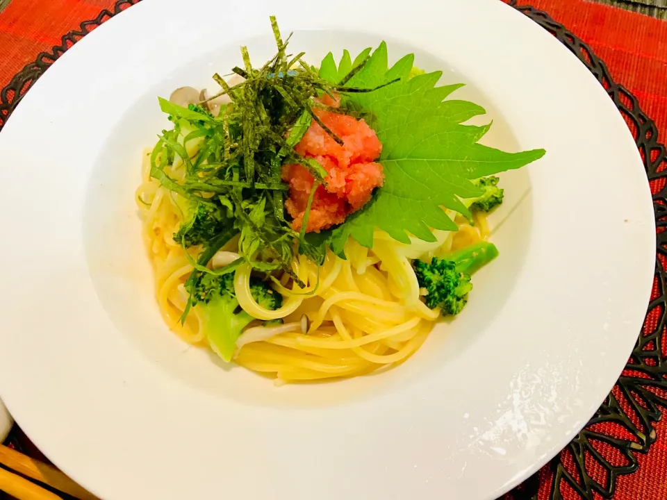 ✩.*˚豆乳明太子パスタ|ゆきえもんさん