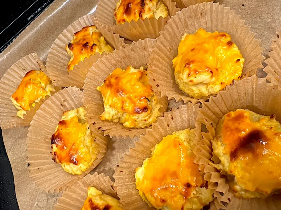 娘が掘ってきた芋でスイートポテト🍠|みさちきさん