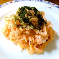 明太クリームパスタ☞グルテンフリーパスタde|🇦🇺OZ🇦🇺さん