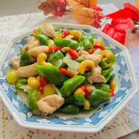 「鶏肉とピーマンのカシューナッツ炒め」|バシュランさん