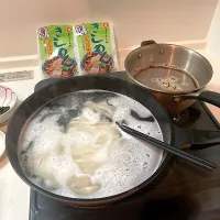 今日の晩ご飯⑥  きしめんを茹で、めんつゆを作ります|なびさん