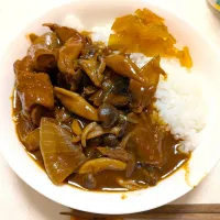 11/15の夕食　夫作　ブラックカレー|卯月さん