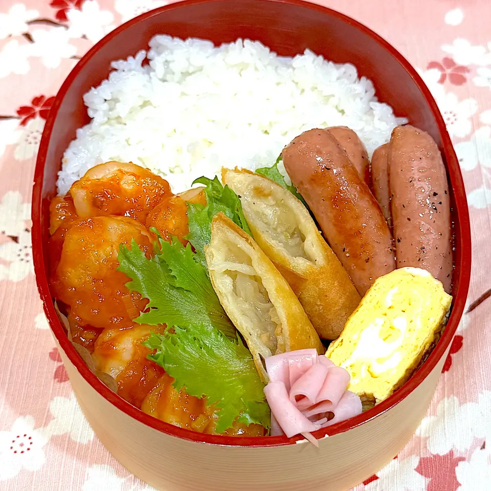 2025.11.16⚾️エビチリ弁当|ぽんちゃんさん