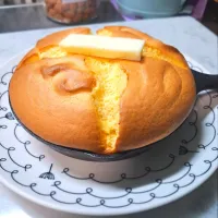 朝食🥞スキレットパンケーキ