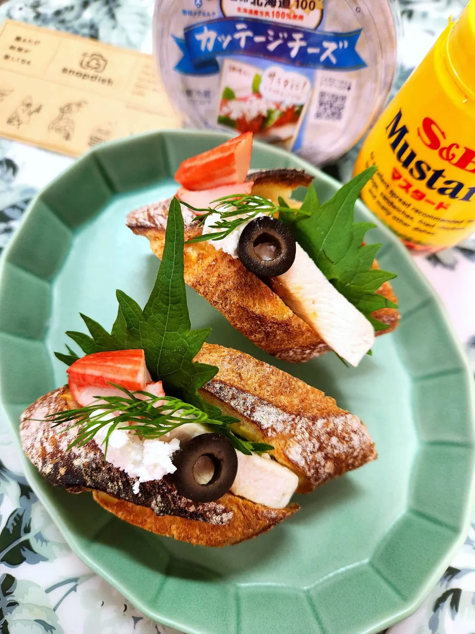 🔷日曜日のあるもんで🥖バケットサンドイッチ🔷|@きなこさん