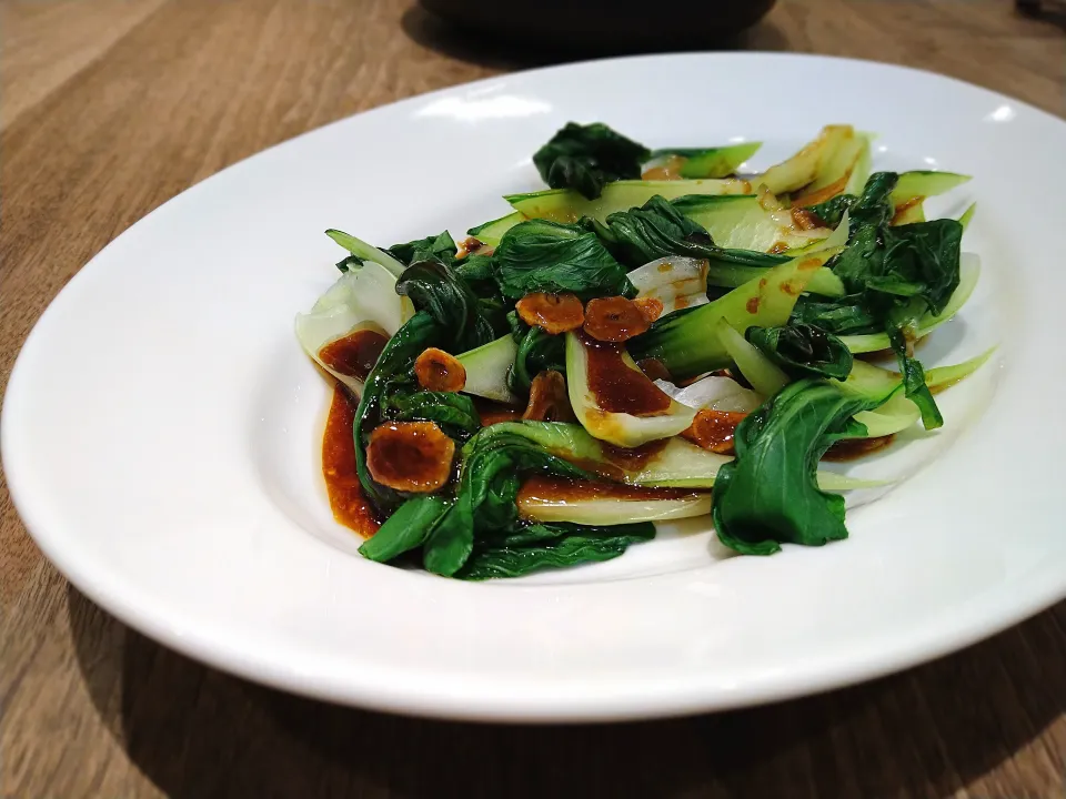 茹であげ青梗菜のオイスターソース|古尾谷りかこさん