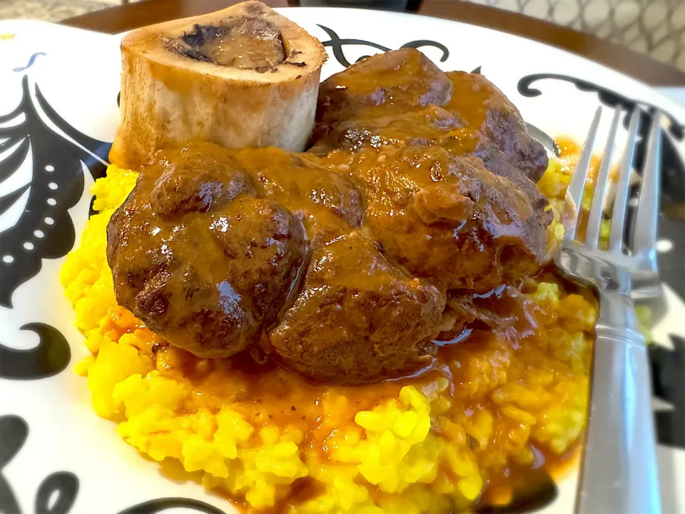 Osso Buco with Saffron Risotto|Laki Maikaʻiさん