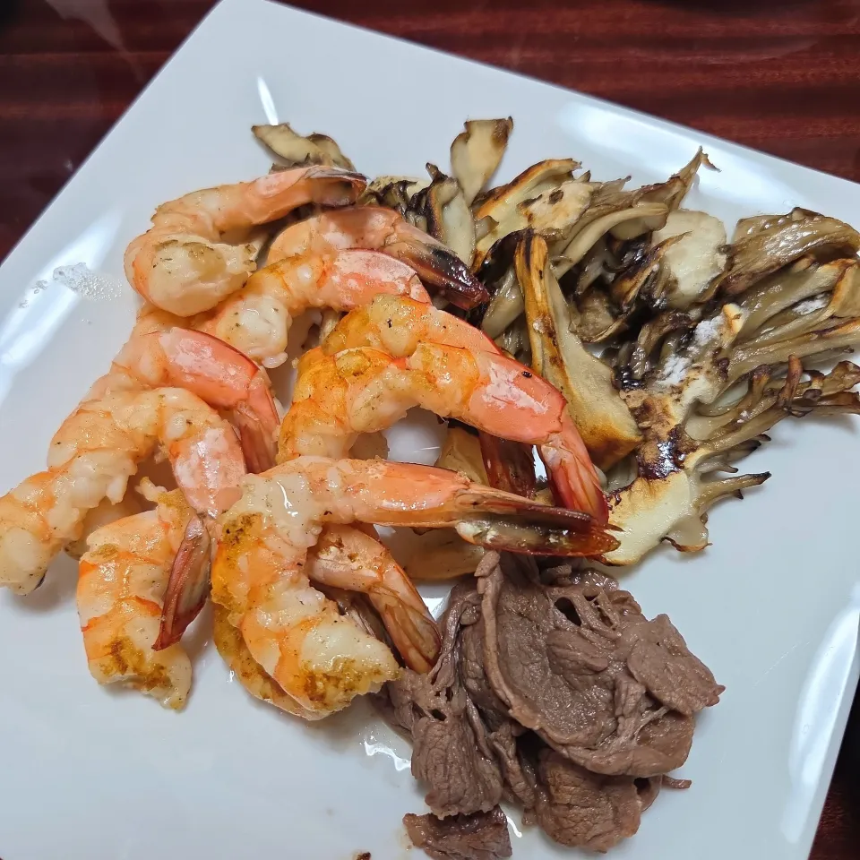 まいたけとえびの塩焼き|aoiさん