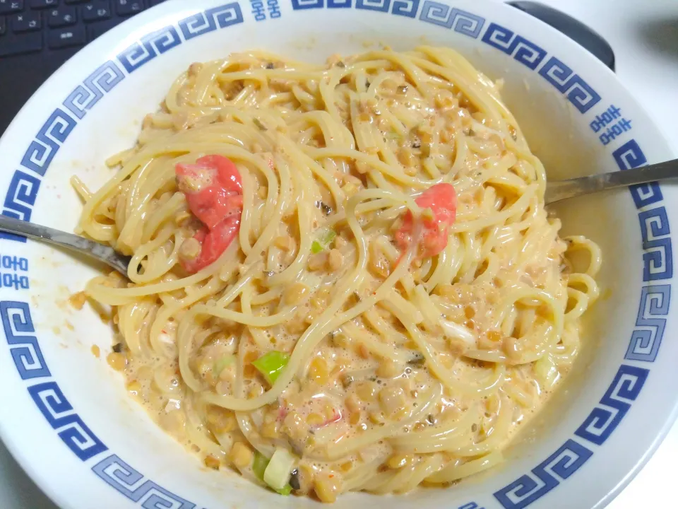 明太納豆パスタ|T Aoさん