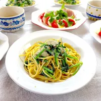 牡蠣とほうれん草のクリームパスタ🦪🍝|ゆかりさん