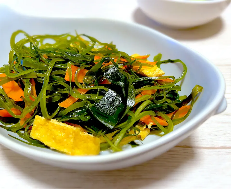 切り昆布の煮物|もっさんさん