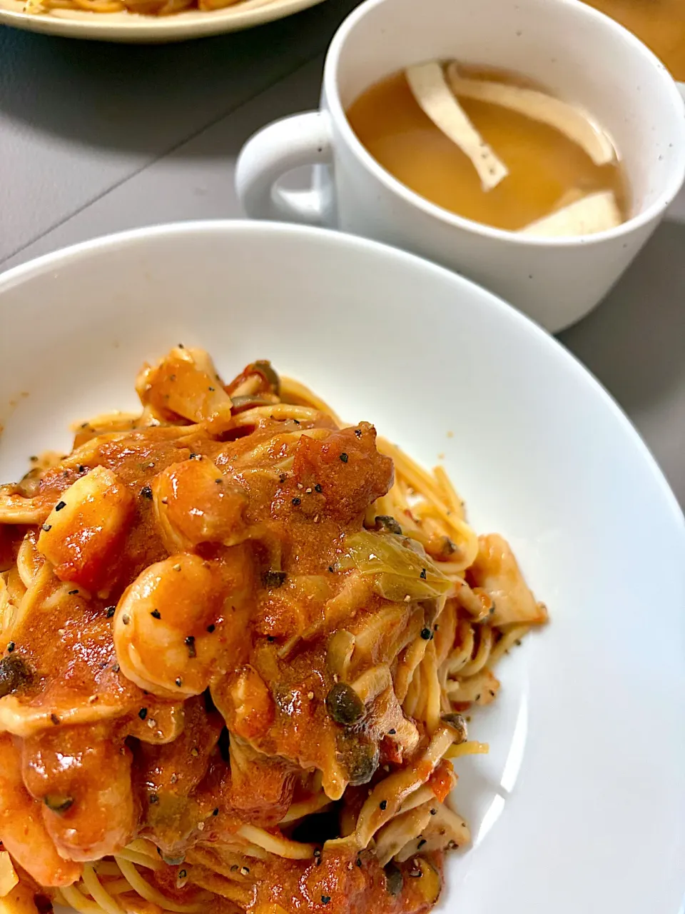 冷蔵庫の残り物パスタ🍝|ずみさん