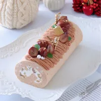 モンブランロールケーキ🌰|moeさん