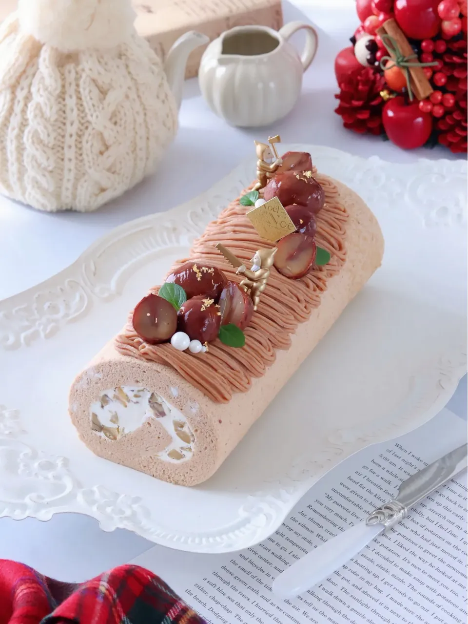 モンブランロールケーキ🌰|moeさん