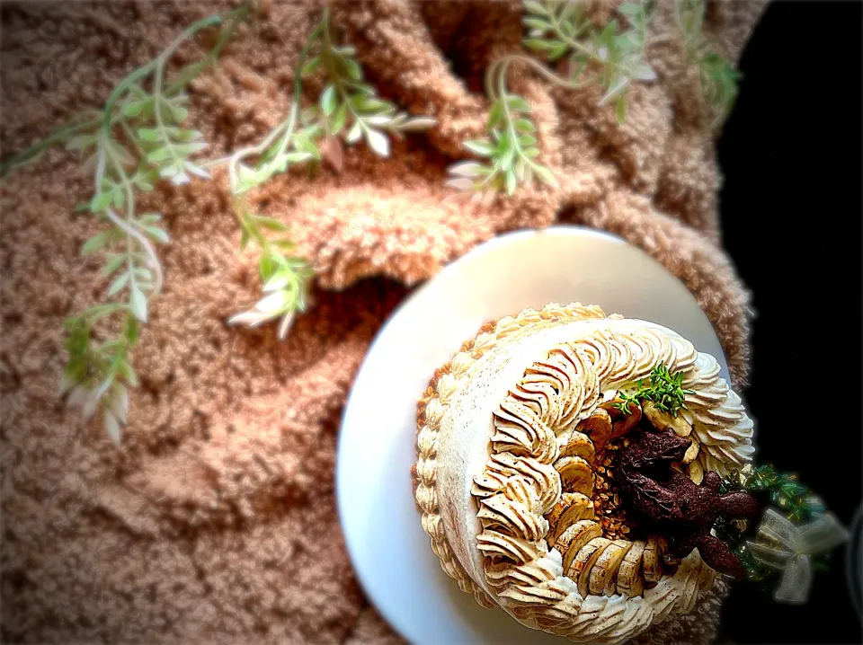 キャラメルナッツバナナケーキ|U・x・Uchokoさん