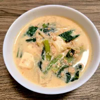 豆乳ごま坦々スープ|バンビさん