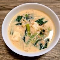 豆乳ごま坦々スープ