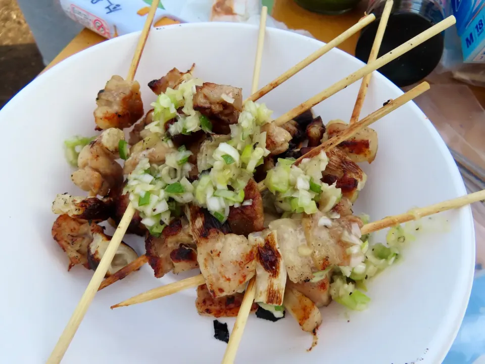 BBQでの焼き鳥はネギ塩ダレで|Takeshi  Nagakiさん