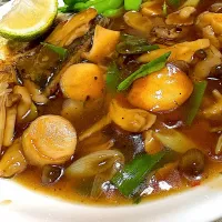 キノコのあんかけ| 笑福さん