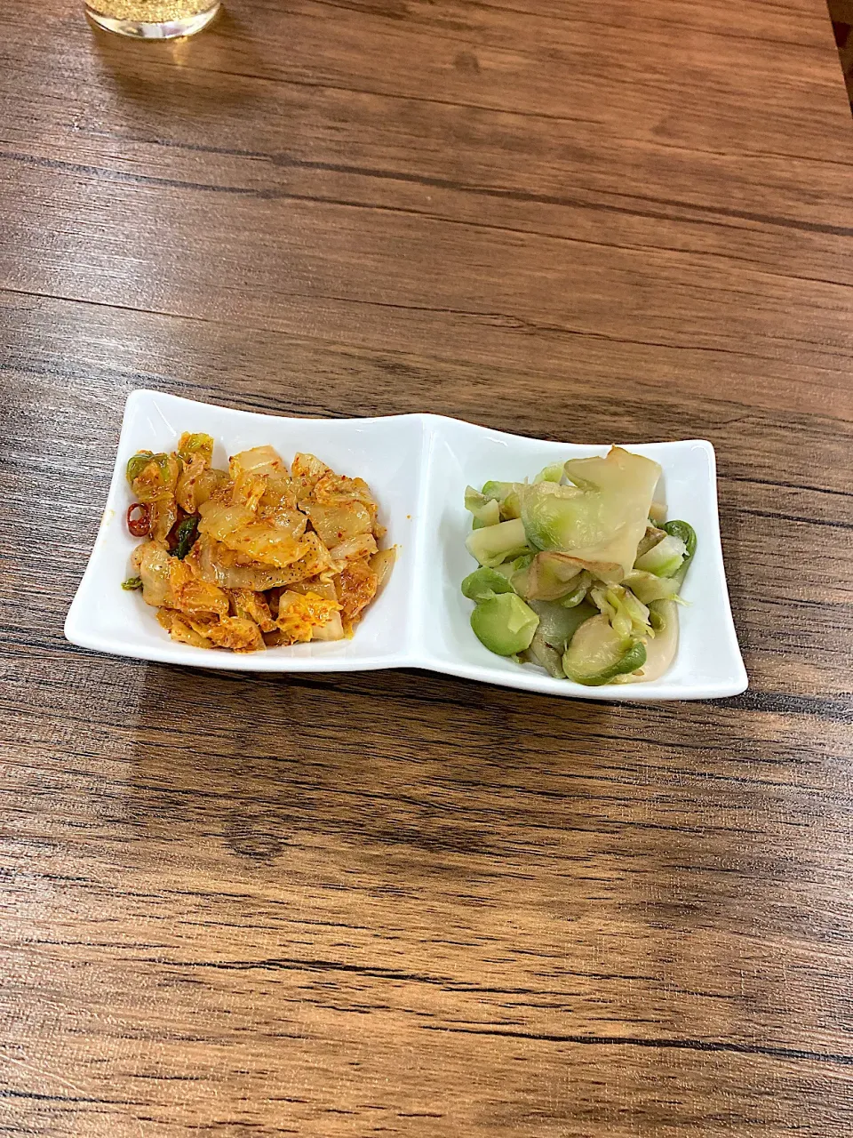 おつまみ2種（搾菜、白菜の特製ラー油漬け）（実況中継中）|なびさん